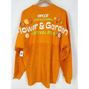 2025 Disney EPCOT 30th Flower & Garden Festival Orange Bird Spirit Jersey XL NWT
